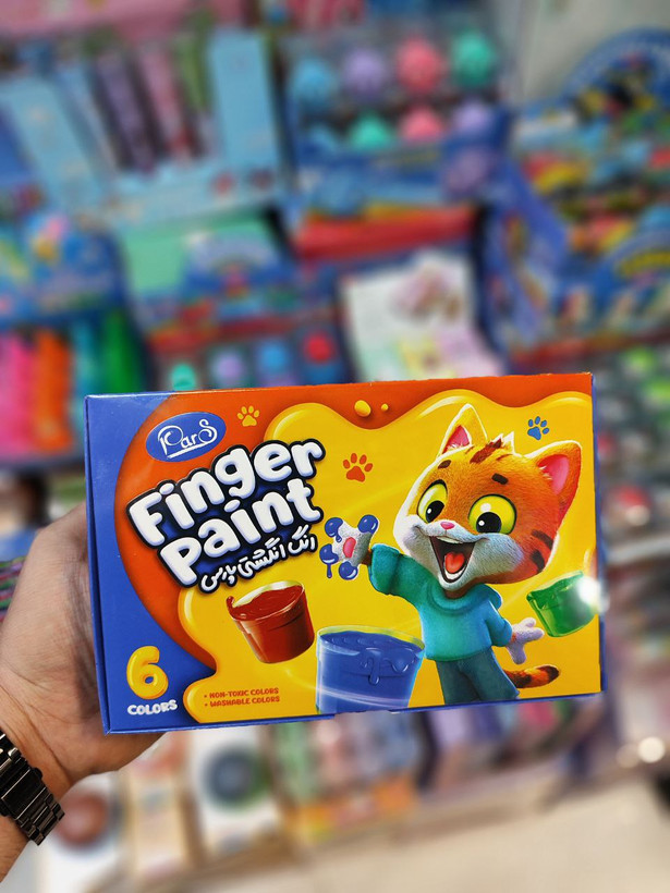 رنگ انگشتی 6 رنگ پارس