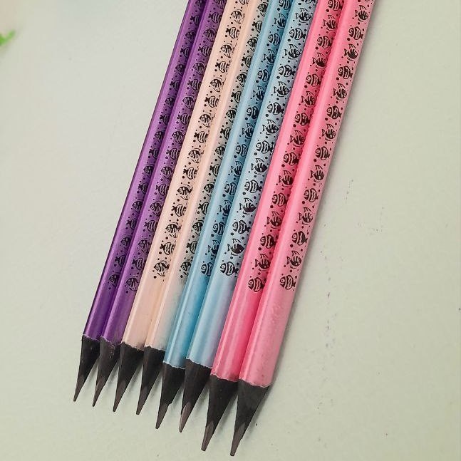 مداد مشکی پاک کن دار چوب زغالی 12 عددی ام کیو