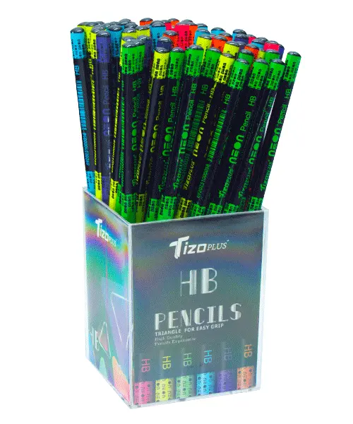 مداد مشکی نئونی تیزو 12 عددی